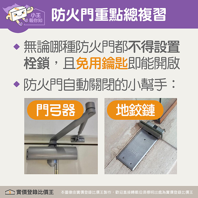 防火門可自動關閉的小幫手門弓器與地鉸鏈|實價登錄比價王